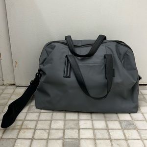 Away grey weekender bag